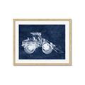 Picture of Tractor Navy I  _GroupedProduct_Rectangle_Landscape_Mini_ _GroupedProduct_Rectangle_Landscape_Framed_Matted_