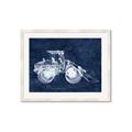 Picture of Tractor Navy I  _GroupedProduct_Rectangle_Landscape_Mini_ _GroupedProduct_Rectangle_Landscape_Framed_Matted_