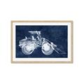 Picture of Tractor Navy I  _GroupedProduct_Rectangle_Landscape_Mini_ _GroupedProduct_Rectangle_Landscape_Framed_Matted_