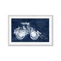 Picture of Tractor Navy I  _GroupedProduct_Rectangle_Landscape_Mini_ _GroupedProduct_Rectangle_Landscape_Framed_Matted_