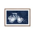 Picture of Tractor Navy I  _GroupedProduct_Rectangle_Landscape_Mini_ _GroupedProduct_Rectangle_Landscape_Framed_Matted_