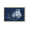 Picture of Tractor Blueprint ll _GroupedProduct_Rectangle_Landscape_Mini_ _GroupedProduct_Rectangle_Landscape_Framed_Matted_