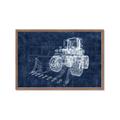 Picture of Tractor Blueprint ll _GroupedProduct_Rectangle_Landscape_Mini_ _GroupedProduct_Rectangle_Landscape_Framed_Matted_