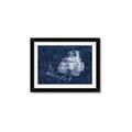 Picture of Tractor Blueprint ll _GroupedProduct_Rectangle_Landscape_Mini_ _GroupedProduct_Rectangle_Landscape_Framed_Matted_