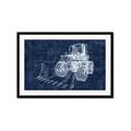 Picture of Tractor Blueprint ll _GroupedProduct_Rectangle_Landscape_Mini_ _GroupedProduct_Rectangle_Landscape_Framed_Matted_