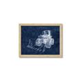 Picture of Tractor Navy II  _GroupedProduct_Rectangle_Landscape_Mini_ _GroupedProduct_Rectangle_Landscape_Framed_Matted_
