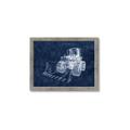 Picture of Tractor Navy II  _GroupedProduct_Rectangle_Landscape_Mini_ _GroupedProduct_Rectangle_Landscape_Framed_Matted_