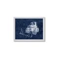 Picture of Tractor Navy II  _GroupedProduct_Rectangle_Landscape_Mini_ _GroupedProduct_Rectangle_Landscape_Framed_Matted_