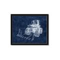 Picture of Tractor Navy II  _GroupedProduct_Rectangle_Landscape_Mini_ _GroupedProduct_Rectangle_Landscape_Framed_Matted_