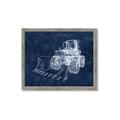 Picture of Tractor Navy II  _GroupedProduct_Rectangle_Landscape_Mini_ _GroupedProduct_Rectangle_Landscape_Framed_Matted_