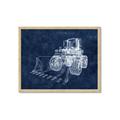 Picture of Tractor Navy II  _GroupedProduct_Rectangle_Landscape_Mini_ _GroupedProduct_Rectangle_Landscape_Framed_Matted_