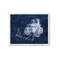 Picture of Tractor Navy II  _GroupedProduct_Rectangle_Landscape_Mini_ _GroupedProduct_Rectangle_Landscape_Framed_Matted_
