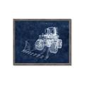 Picture of Tractor Navy II  _GroupedProduct_Rectangle_Landscape_Mini_ _GroupedProduct_Rectangle_Landscape_Framed_Matted_