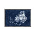 Picture of Tractor Navy II  _GroupedProduct_Rectangle_Landscape_Mini_ _GroupedProduct_Rectangle_Landscape_Framed_Matted_