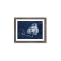 Picture of Tractor Navy II  _GroupedProduct_Rectangle_Landscape_Mini_ _GroupedProduct_Rectangle_Landscape_Framed_Matted_