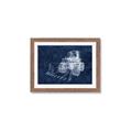 Picture of Tractor Navy II  _GroupedProduct_Rectangle_Landscape_Mini_ _GroupedProduct_Rectangle_Landscape_Framed_Matted_