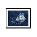 Picture of Tractor Navy II  _GroupedProduct_Rectangle_Landscape_Mini_ _GroupedProduct_Rectangle_Landscape_Framed_Matted_