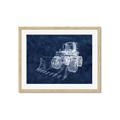 Picture of Tractor Navy II  _GroupedProduct_Rectangle_Landscape_Mini_ _GroupedProduct_Rectangle_Landscape_Framed_Matted_