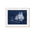 Picture of Tractor Navy II  _GroupedProduct_Rectangle_Landscape_Mini_ _GroupedProduct_Rectangle_Landscape_Framed_Matted_