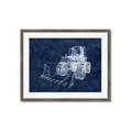 Picture of Tractor Navy II  _GroupedProduct_Rectangle_Landscape_Mini_ _GroupedProduct_Rectangle_Landscape_Framed_Matted_