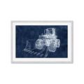 Picture of Tractor Navy II  _GroupedProduct_Rectangle_Landscape_Mini_ _GroupedProduct_Rectangle_Landscape_Framed_Matted_