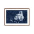 Picture of Tractor Navy II  _GroupedProduct_Rectangle_Landscape_Mini_ _GroupedProduct_Rectangle_Landscape_Framed_Matted_