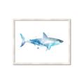 Picture of Blue Splash Shark I  _GroupedProduct_Rectangle_Landscape_Mini_ _GroupedProduct_Rectangle_Landscape_Framed_Matted_