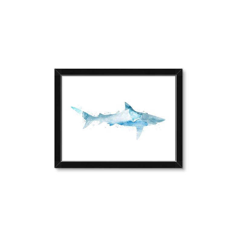 Picture of Blue Splash Shark II _GroupedProduct_Rectangle_Landscape_Mini_ _GroupedProduct_Rectangle_Landscape_Framed_Matted_