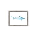 Picture of Blue Splash Shark II _GroupedProduct_Rectangle_Landscape_Mini_ _GroupedProduct_Rectangle_Landscape_Framed_Matted_