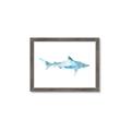 Picture of Blue Splash Shark II _GroupedProduct_Rectangle_Landscape_Mini_ _GroupedProduct_Rectangle_Landscape_Framed_Matted_
