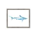 Picture of Blue Splash Shark II _GroupedProduct_Rectangle_Landscape_Mini_ _GroupedProduct_Rectangle_Landscape_Framed_Matted_