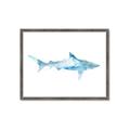 Picture of Blue Splash Shark II _GroupedProduct_Rectangle_Landscape_Mini_ _GroupedProduct_Rectangle_Landscape_Framed_Matted_