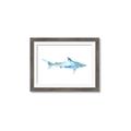 Picture of Blue Splash Shark II _GroupedProduct_Rectangle_Landscape_Mini_ _GroupedProduct_Rectangle_Landscape_Framed_Matted_
