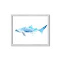 Picture of Blue Splash Shark III _GroupedProduct_Rectangle_Landscape_Mini_ _GroupedProduct_Rectangle_Landscape_Framed_Matted_