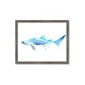Picture of Blue Splash Shark III _GroupedProduct_Rectangle_Landscape_Mini_ _GroupedProduct_Rectangle_Landscape_Framed_Matted_