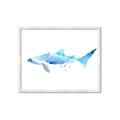 Picture of Blue Splash Shark III _GroupedProduct_Rectangle_Landscape_Mini_ _GroupedProduct_Rectangle_Landscape_Framed_Matted_