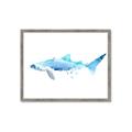 Picture of Blue Splash Shark III _GroupedProduct_Rectangle_Landscape_Mini_ _GroupedProduct_Rectangle_Landscape_Framed_Matted_