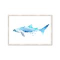 Picture of Blue Splash Shark III _GroupedProduct_Rectangle_Landscape_Mini_ _GroupedProduct_Rectangle_Landscape_Framed_Matted_