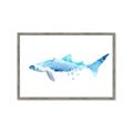 Picture of Blue Splash Shark III _GroupedProduct_Rectangle_Landscape_Mini_ _GroupedProduct_Rectangle_Landscape_Framed_Matted_
