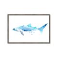 Picture of Blue Splash Shark III _GroupedProduct_Rectangle_Landscape_Mini_ _GroupedProduct_Rectangle_Landscape_Framed_Matted_