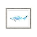 Picture of Blue Splash Shark III _GroupedProduct_Rectangle_Landscape_Mini_ _GroupedProduct_Rectangle_Landscape_Framed_Matted_