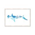 Picture of Blue Splash Shark IV _GroupedProduct_Rectangle_Landscape_Mini_ _GroupedProduct_Rectangle_Landscape_Framed_Matted_
