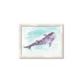 Picture of Purple Whale Friend _GroupedProduct_Rectangle_Landscape_Mini_ _GroupedProduct_Rectangle_Landscape_Framed_Matted_