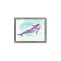 Picture of Purple Whale Friend _GroupedProduct_Rectangle_Landscape_Mini_ _GroupedProduct_Rectangle_Landscape_Framed_Matted_