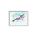 Picture of Purple Whale Friend _GroupedProduct_Rectangle_Landscape_Mini_ _GroupedProduct_Rectangle_Landscape_Framed_Matted_