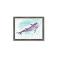 Picture of Purple Whale Friend _GroupedProduct_Rectangle_Landscape_Mini_ _GroupedProduct_Rectangle_Landscape_Framed_Matted_