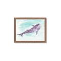 Picture of Purple Whale Friend _GroupedProduct_Rectangle_Landscape_Mini_ _GroupedProduct_Rectangle_Landscape_Framed_Matted_