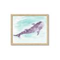 Picture of Purple Whale Friend _GroupedProduct_Rectangle_Landscape_Mini_ _GroupedProduct_Rectangle_Landscape_Framed_Matted_
