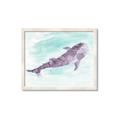 Picture of Purple Whale Friend _GroupedProduct_Rectangle_Landscape_Mini_ _GroupedProduct_Rectangle_Landscape_Framed_Matted_