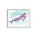 Picture of Purple Whale Friend _GroupedProduct_Rectangle_Landscape_Mini_ _GroupedProduct_Rectangle_Landscape_Framed_Matted_